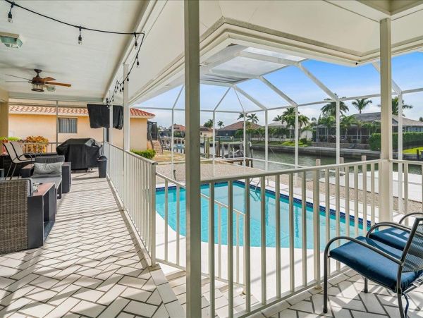 Marco Island Three Bedroom Home Canal Front and Private Pool