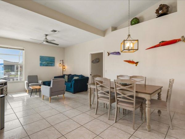 Marco Island Three Bedroom Home Canal Front and Private Pool