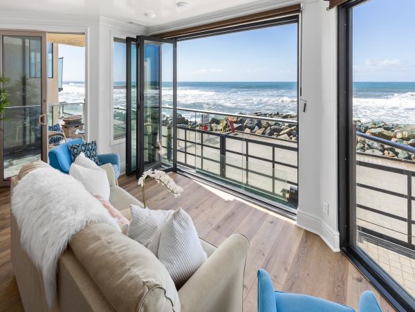 Steps to the Bea Oceanside Beach Vacation Condo Five Bedroom