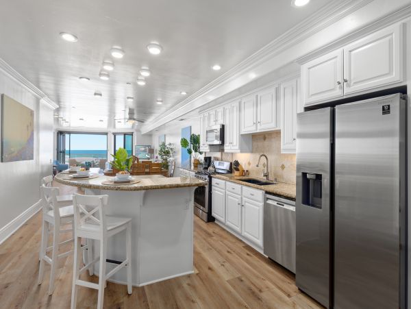 Steps to the Bea Oceanside Beach Vacation Condo Five Bedroom