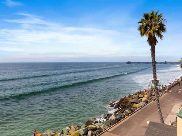 Steps to the Bea Oceanside Beach Vacation Condo Five Bedroom