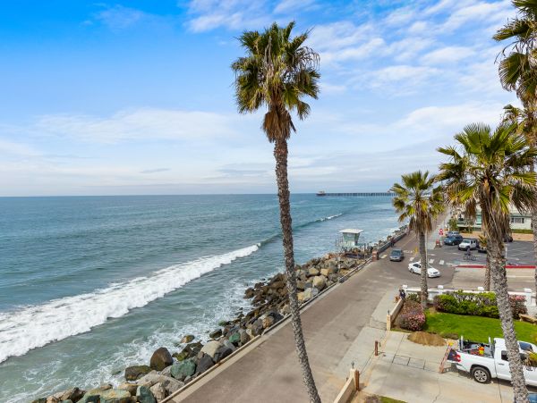 Steps to the Bea Oceanside Beach Vacation Condo Five Bedroom