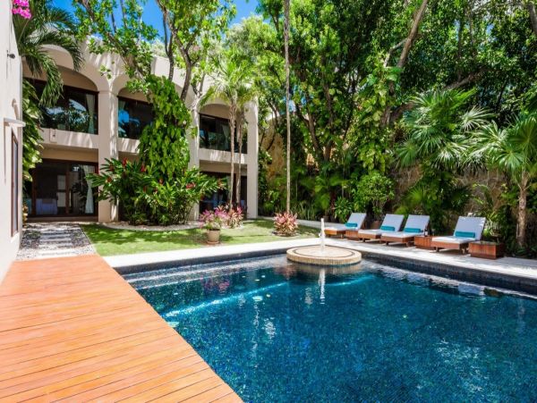 Luxury Playa del Carmen Vacation Pool Villa Seven Bedrooms