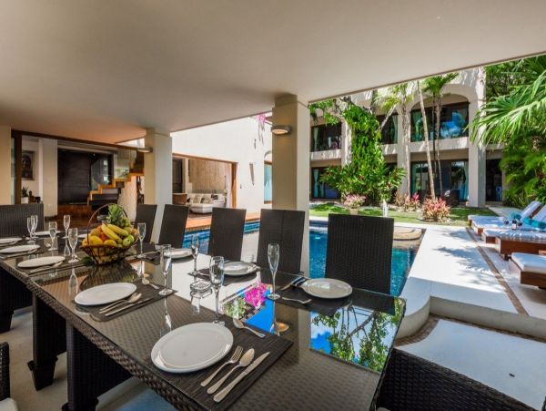Luxury Playa del Carmen Vacation Pool Villa Seven Bedrooms