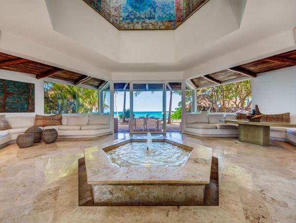 On Beach Puerto Aventuras Vacation Pool Home Five Bedroom