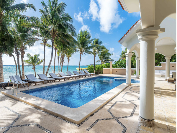 Luxury Beachfront Estate Riviera Maya Staff, Pool Beach