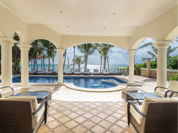 Luxury Beachfront Estate Riviera Maya Staff, Pool Beach