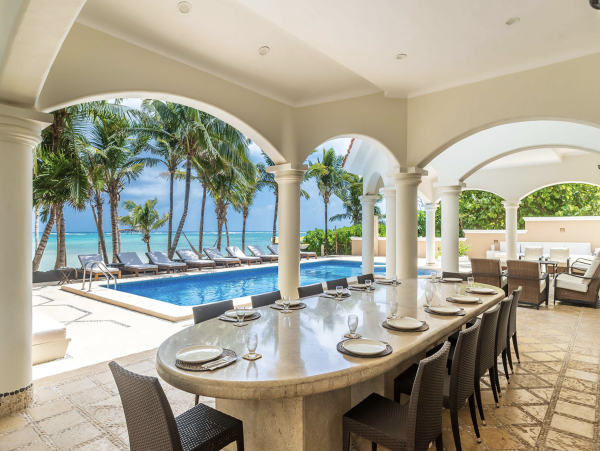 Luxury Beachfront Estate Riviera Maya Staff, Pool Beach