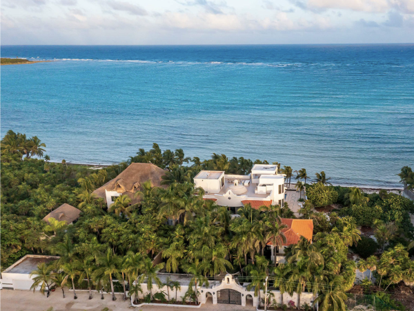Luxury Beachfront Estate Riviera Maya Staff, Pool Beach