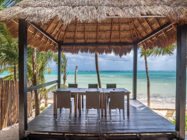 Luxury Beachfront Estate Riviera Maya Staff, Pool Beach