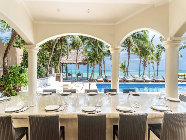Luxury Beachfront Estate Riviera Maya Staff, Pool Beach