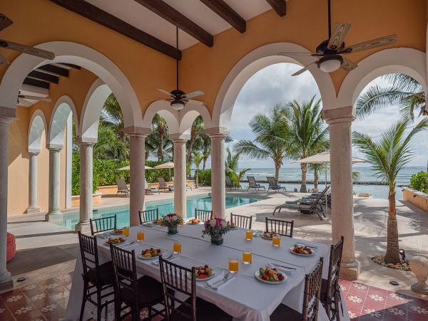 Beachfront 14+ Bedrooms Home in Puerto Aventuras with Tennis Courts