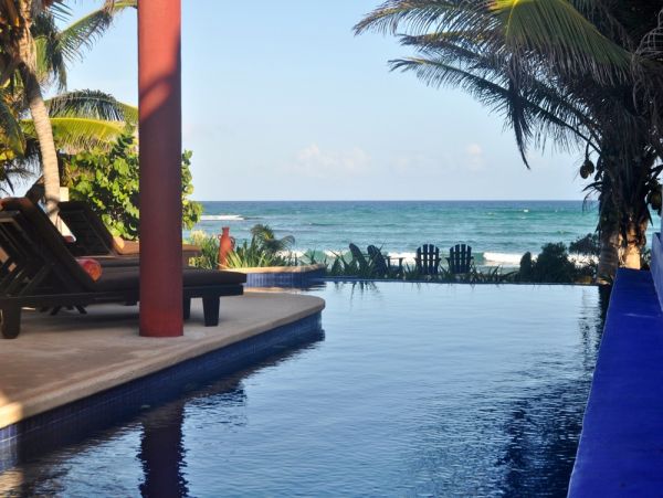 Tulum Mexico 7 Bedroom Vacation Rental Pool Home & Sea Views