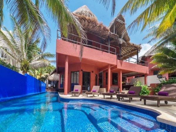 Tulum Mexico 7 Bedroom Vacation Rental Pool Home & Sea Views