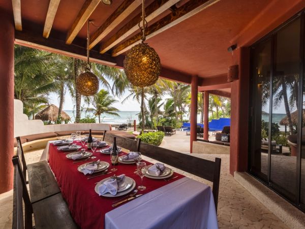 Tulum Mexico 7 Bedroom Vacation Rental Pool Home & Sea Views
