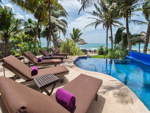 Tulum Mexico 7 Bedroom Vacation Rental Pool Home & Sea Views