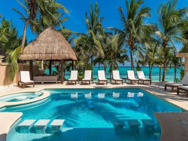 Beachfront Tropical Retreat, Tulum Vacation Rental