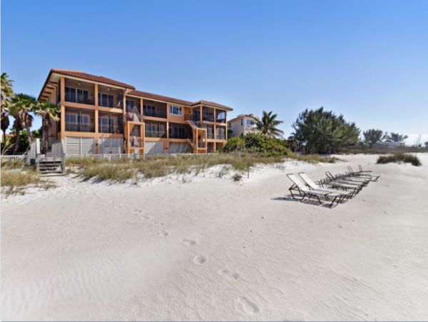 Beachfront Bradenton Beach Vacation Condo Two Bedroom + Den