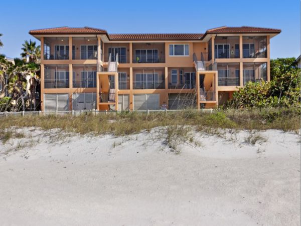 Beachfront Bradenton Beach Vacation Condo Two Bedroom + Den