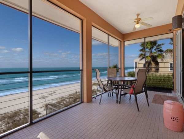 Beachfront Bradenton Beach Vacation Condo Two Bedroom + Den