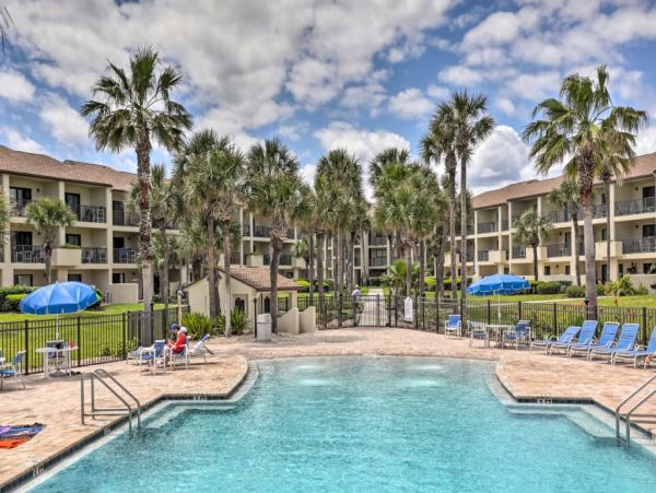 On Beach St. Agustine Vacation Condo Three Bedroom