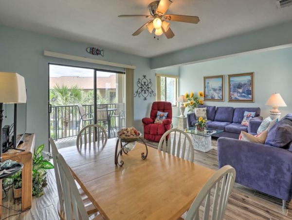 On Beach St. Agustine Vacation Condo Three Bedroom