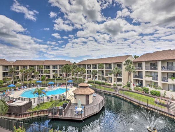 On Beach St. Agustine Vacation Condo Three Bedroom