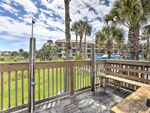 On Beach St. Agustine Vacation Condo Three Bedroom