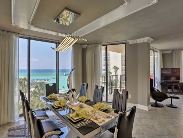 Panama City Beach Condo with Balcony and ocean Views