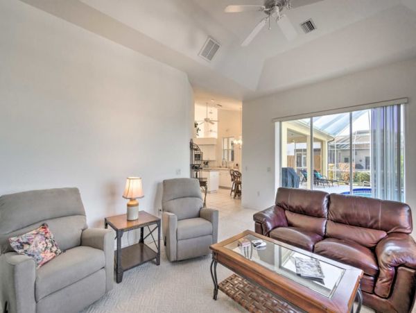 Charming Vacation Home with Pool and Boat Dock 6 Guests