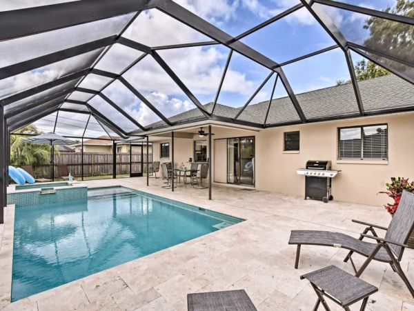Vacation Rental Home in Cape Coral with Private Pool