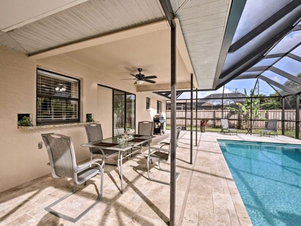 Vacation Rental Home in Cape Coral with Private Pool
