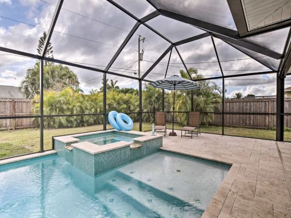 Vacation Rental Home in Cape Coral with Private Pool