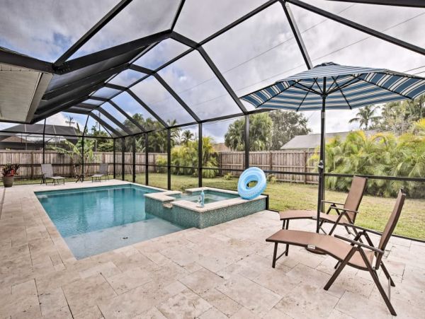 Vacation Rental Home in Cape Coral with Private Pool
