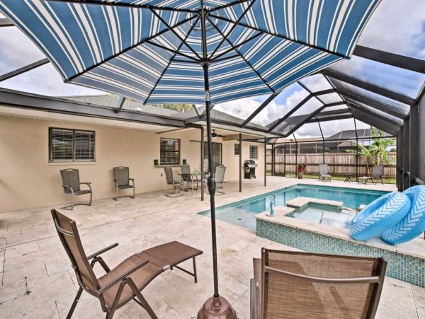 Vacation Rental Home in Cape Coral with Private Pool