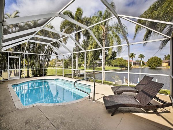 Canal-Front Home with Pool and Boat Dock in Cape Coral