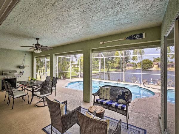 Canal-Front Home with Pool and Boat Dock in Cape Coral