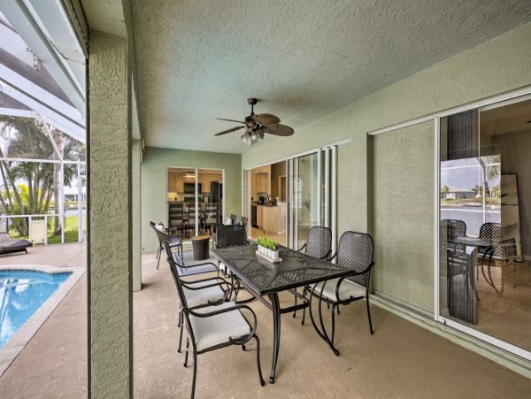 Canal-Front Home with Pool and Boat Dock in Cape Coral