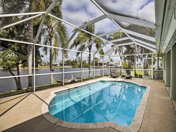Canal-Front Home with Pool and Boat Dock in Cape Coral