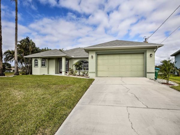 Canal-Front Home with Pool and Boat Dock in Cape Coral