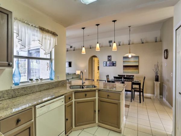 Three Bedroom Cape Coral Vacation Home with Pool & Boat Dock
