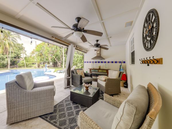 Fort Lauderdale Vacation Rental with Private Pool - Florida Canal Front Home