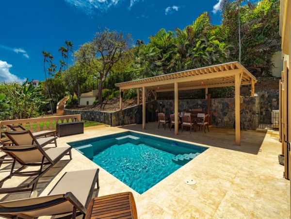 St. Thomas Vacation Home Private Pool & Ocean Views