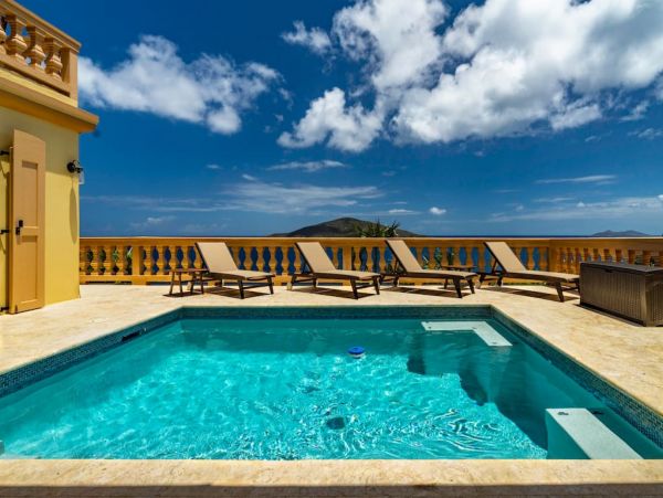 St. Thomas Vacation Home Private Pool & Ocean Views