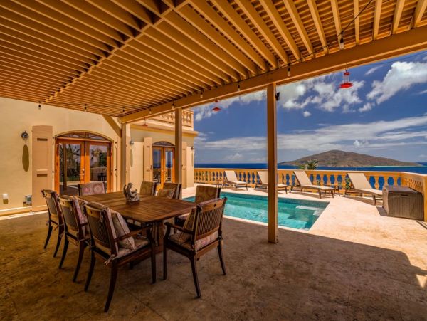 St. Thomas Vacation Home Private Pool & Ocean Views