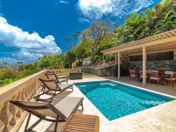 St. Thomas Vacation Home Private Pool & Ocean Views