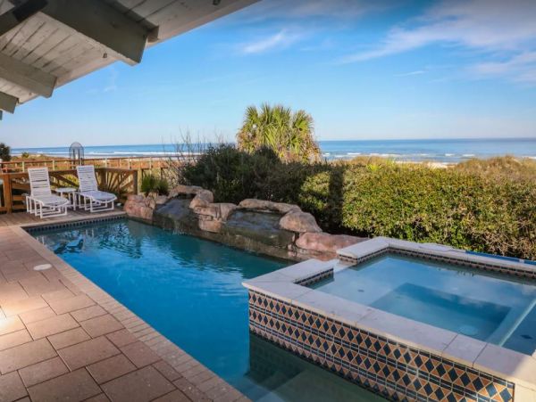 On Beach St. Augustine Vacation Home Private Pool Sleeps 15