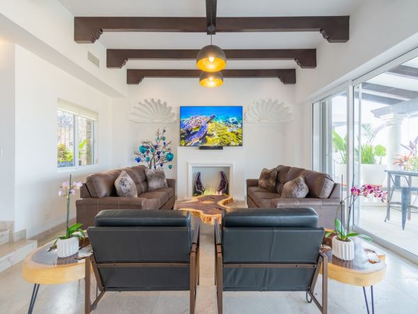 Luxury Los Cabos Villa Marina & Ocean Views From Terrace