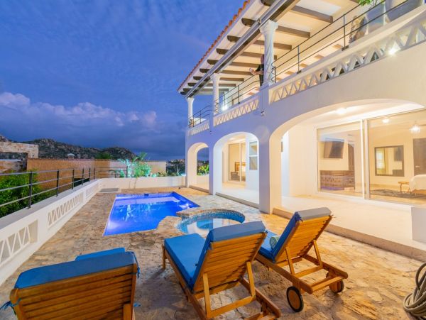 Luxury Los Cabos Villa Marina & Ocean Views From Terrace