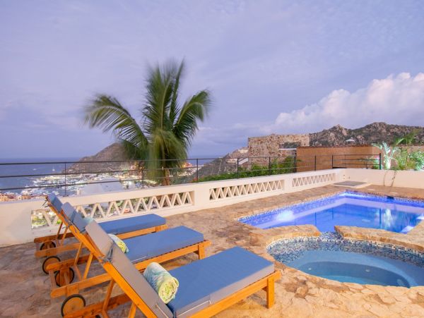 Luxury Los Cabos Villa Marina & Ocean Views From Terrace